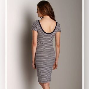 Splendid black and white striped dress Size small